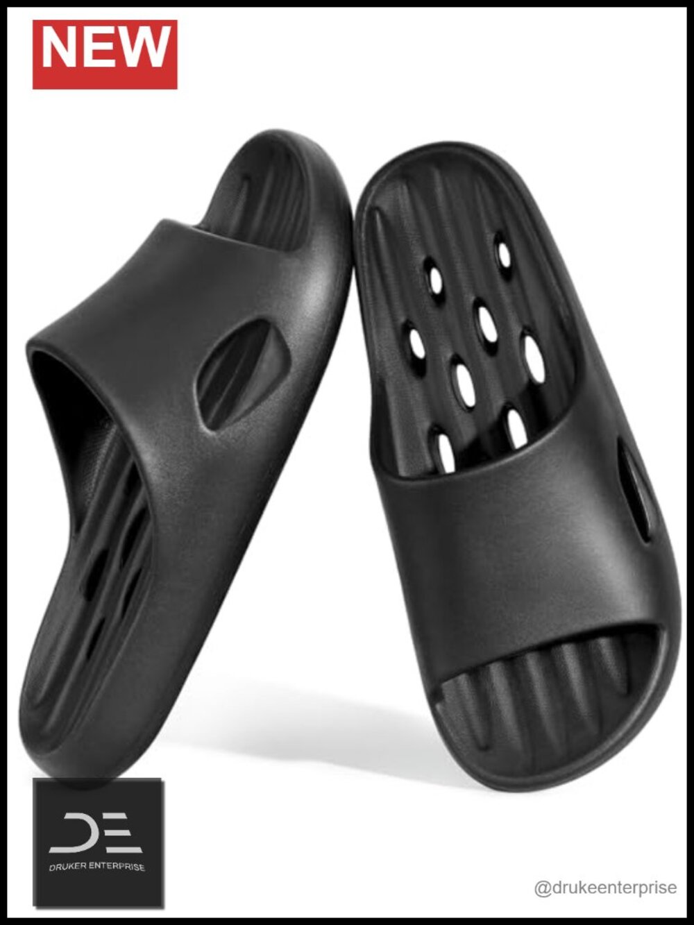 Quick Dry Drainage Shower Slippers Non Slip Pool Spa College Dorm